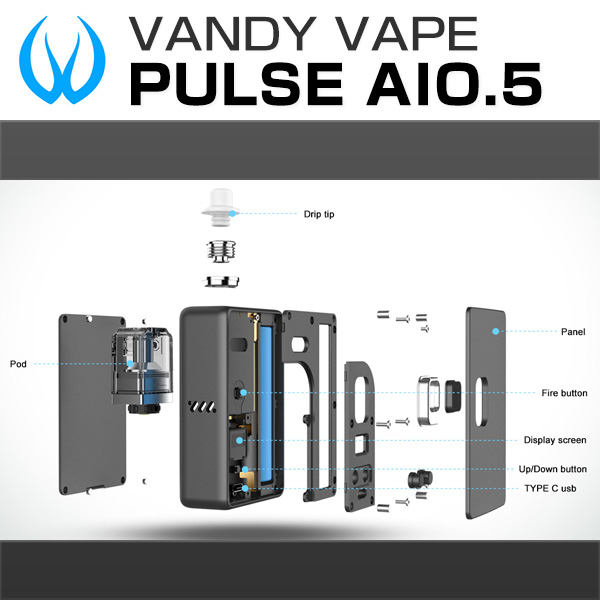 VandyVape Pulse AIO.5 Kit (Without RBA Edition)