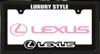 lexus　ナンバーフレーム　フロント用