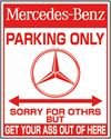 Mercedes-Benz　パーキングサイン