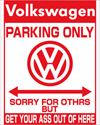 Volkswagen　パーキングサイン